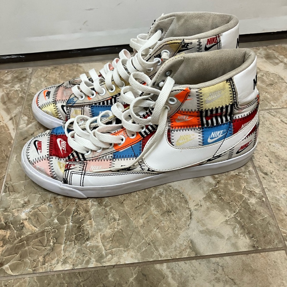 Nike Patchwork Multicolor Blazer Mid Sneaker Shoe… - image 2